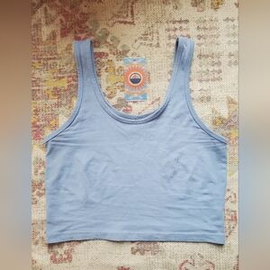 JUNGMAVEN Hemp/Cotton Sporty Tank Light Rain Washed Blue Size L With Tags